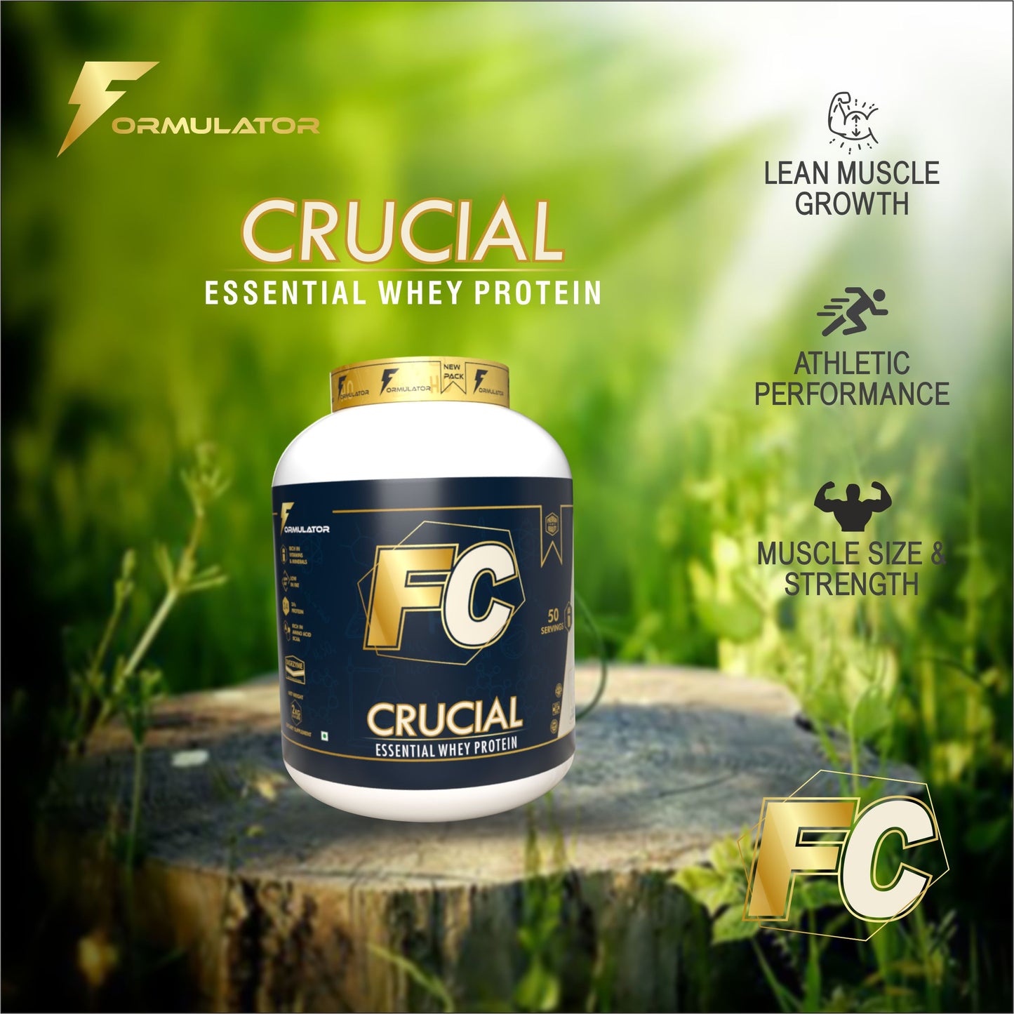 Crutial Whey Protein - MDRIVEMEN