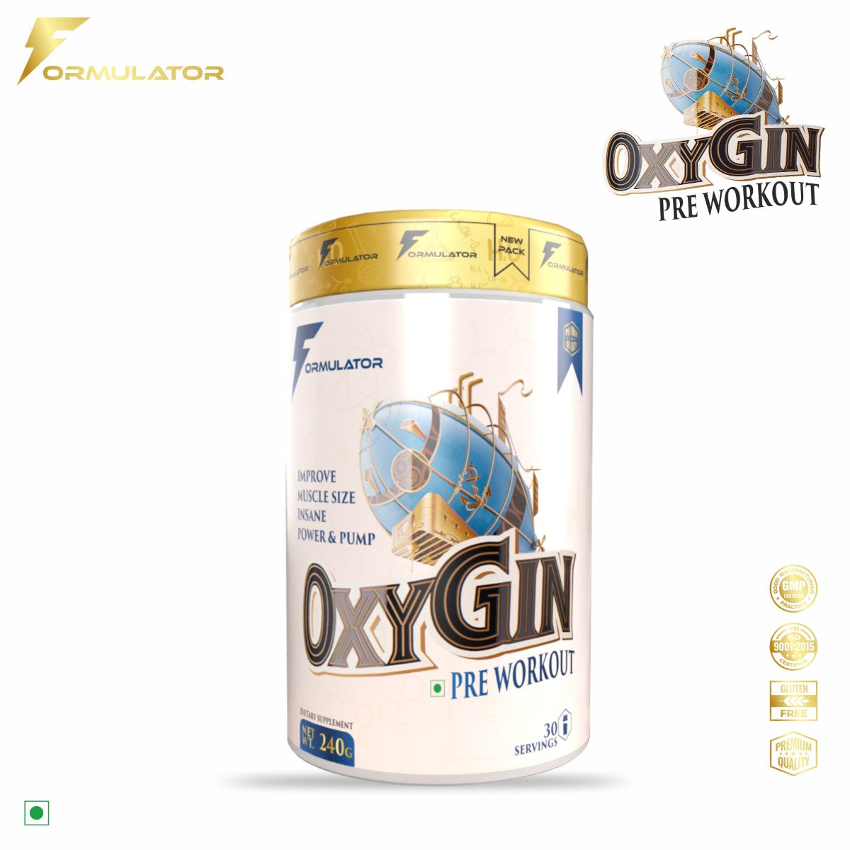 Oxygin Pre-workout 240 gm - MDRIVEMEN