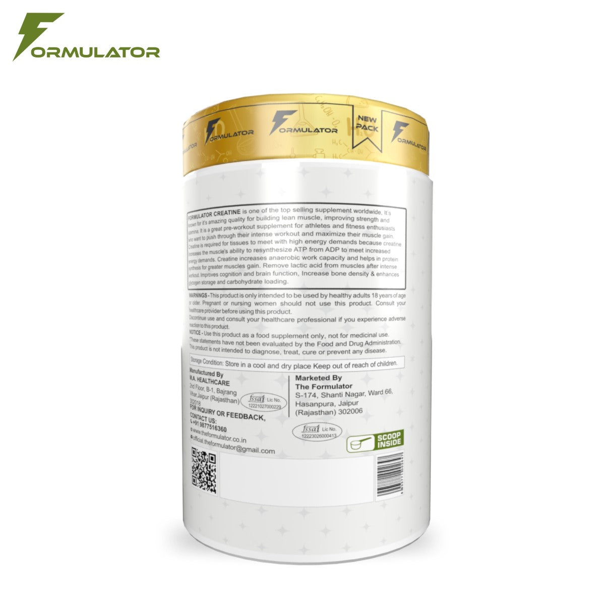 CREA10 MONOHYDERATE 250 GM - MDRIVEMEN