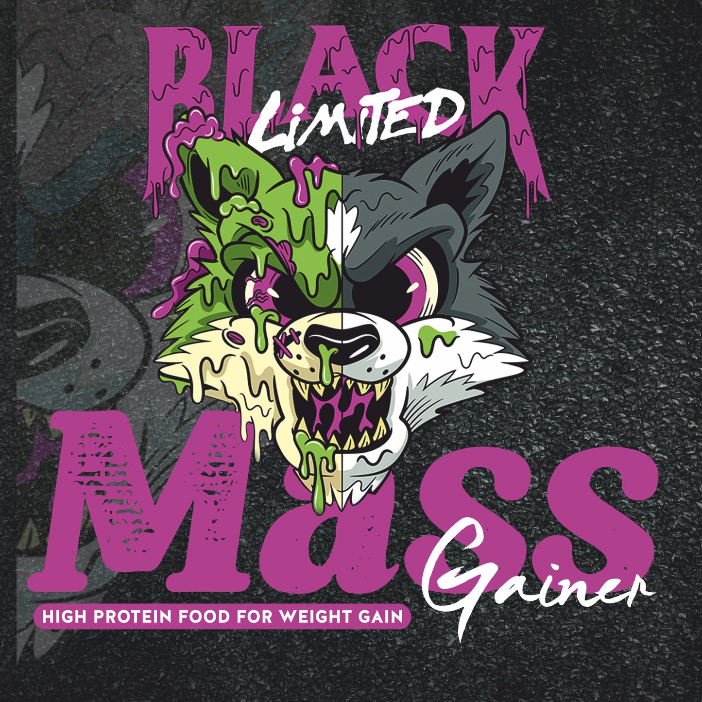 TF Black Limited Mass Gainer | 24g Protein | 3g Creatine | 588 Calories | 3 Kg