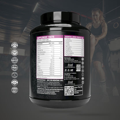 TF Black Limited Mass Gainer | 24g Protein | 3g Creatine | 588 Calories | 3 Kg