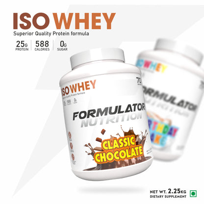 TF ISO WHEY | 25g Protein | 0g Sugar | 70 Serving