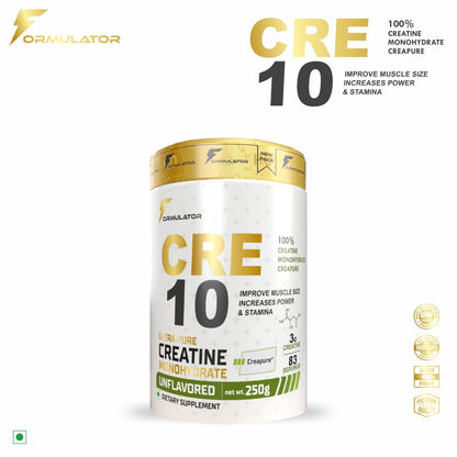 CREA10 MONOHYDERATE 250 GM - MDRIVEMEN